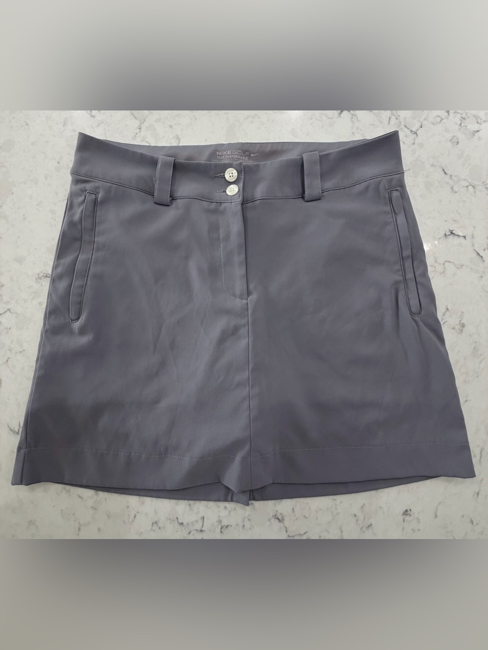 Nike Women's Slate Gray Dri-Fit Performance Golf Skirt (Skort) size 6